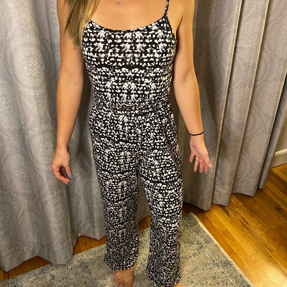 Black and White Jumpsuit